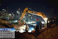 健民路香山湖段管道完工，梅溪水廠出廠管工程建設(shè)取得階段勝利